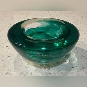 Kosta Boda Emerald Glass Bowl
